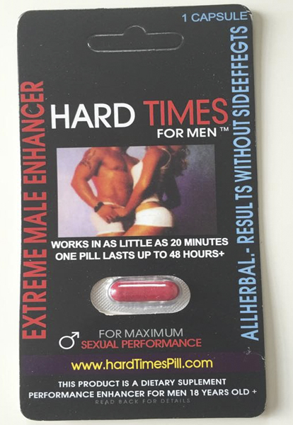Hard Times for Men Extreme Male Enhancer