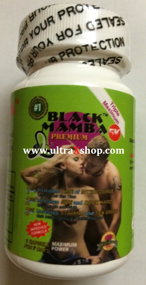 Black Mamba Premium Pill (6 Count Bottle) Genuine