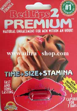 Red lips 2 Premium Natural Enhancement Pill for Men Within An Hour