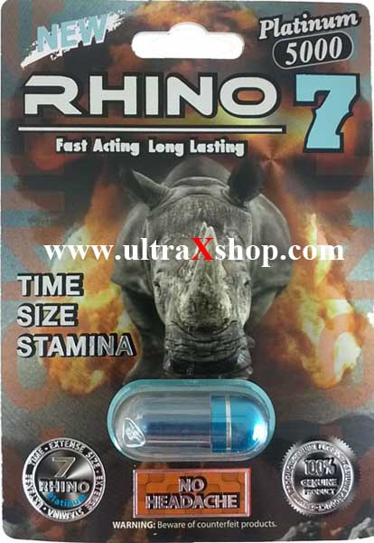 Rhino 7 Platinum 5000 Male Sexual Enhancement Pill