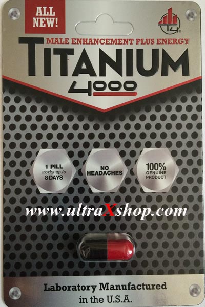 Titanium 4000 Male Enhancement Plus Energy Pill