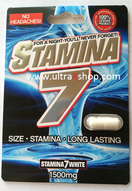 Stamina 7 White 1500mg Pill For Male Sexual Performance