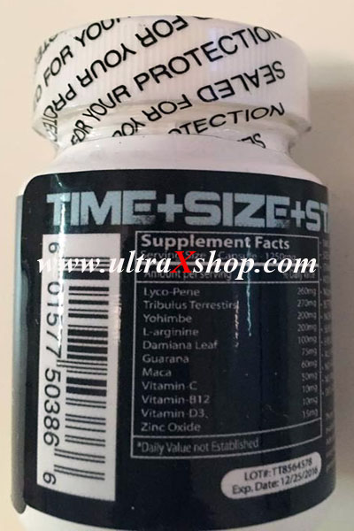 Black Panther Premium & Genuine Triple Maximum 1250mg 2500pwr for Men 6 Pills Bottle