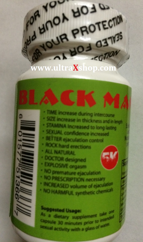 Black Mamba Premium Pill (6 Count Bottle) Genuine